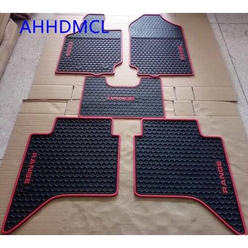 Car Rubber Floor Mats Non-Slip Mat Feet Pads Rugs For Ranger 2011 2012 2013 2014 2015 2016 2017 Left Hand Drive