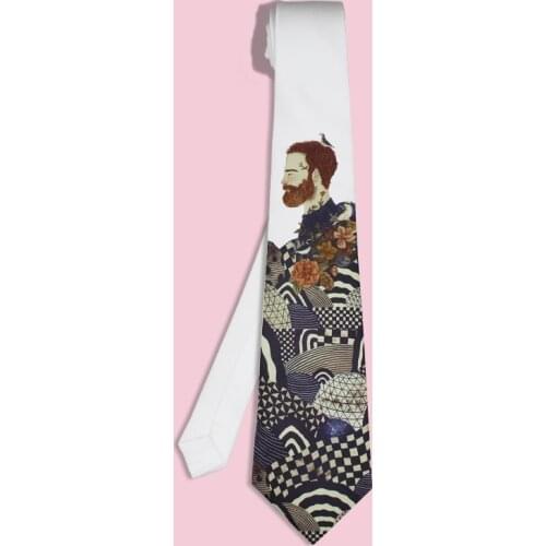 Free Shipping mens man fashion casual male New Original design wedding Ceremony bridegroom British bow tie thinking printed