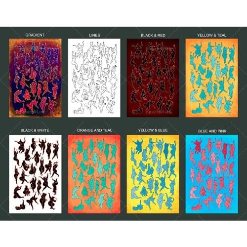 Boots gloss print art deco canvas poster