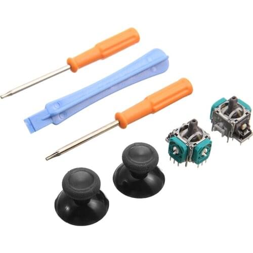 For X-BOX ONE Replacement Screwdriver New Set Analog Joystick Sensor Module Cap 3D Joystick Analog Sensor Shaft Mayitr