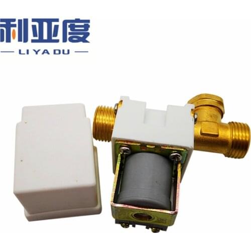 1pcs water heater air solar system G1/2' NC 12v 24v 220v Brass electric solenoid valve coil Control external screw thread DN15