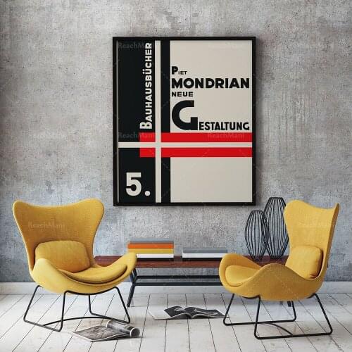 Piet Mondrian Book Cover Reproduction of Neue Gestaltung