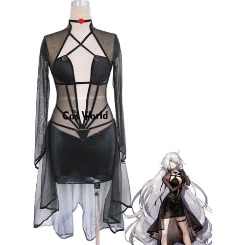 FGO Fate Grand Order Alter Jeanne d'Arc Cheongsam Dress Uniform Outfit Games Anime Customize Cosplay Costumes