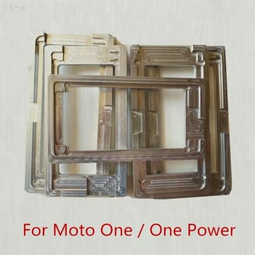 LCD Outer Glass Position Alignment Glue Mold Aluminum Metal mould For Motorola Moto One Power