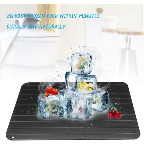 Fast Defrosting Tray Defrost Beef Meat Frozen Food Quickly Without Electricity Microwave Thaw Board Thawing Plate