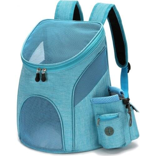 Multifunctional Pet Outing Bag Dog Cat Puppy Bag Convenient Foldable Pet Backpack S/L with Storage pocket