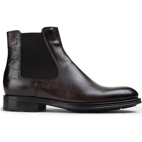 Deery Genuine Leather Men Shoes High Quality Fashion Casual Luxury Chelsea Boots