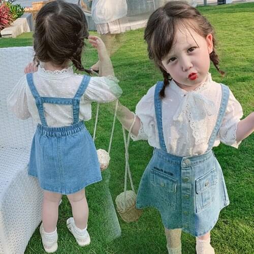 Summer girls new style trousers set spring childrens set girls trousers set + shirt girls sweet spring outing set 2 3 4 5 6