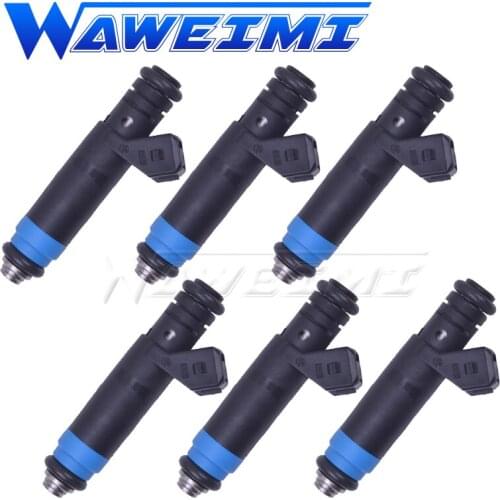 WAWEIMI 6× New Fuel Injector ITG048 Original Quality For Renault Clio Twingo Kangoo 1.0L 8v Gasoline Petrol H2742 274263