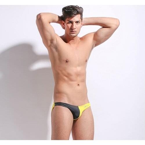 Sexy patchwork swimwear men swim shorts brief beach surfing board swim trunks mens swimming shorts man swimsuit bathing suit