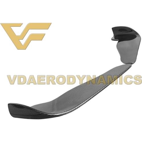 Suitable For 09-13 BMW E89 Z4 20i 23i 28i 30i 35i VAD Carbon Fiber Front Bumper Side Lip Add On Apron