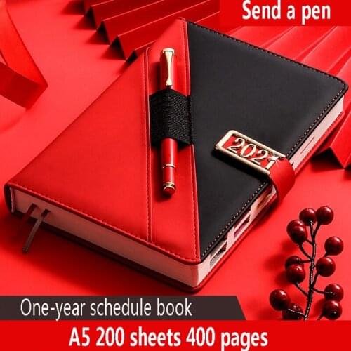 Agenda 2021 Schedule Organizer Diary Planner Notebook And Journals Daily Business Office Weekly Monthly A5 Notepad Stationery