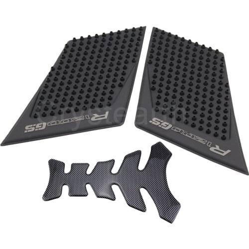 For BMW R1200GS 2008-2012 Anti slip Protector Tank Pads Side Gas Knee Grip Traction Stickers + Fish Bone Decal Motorcycle Parts