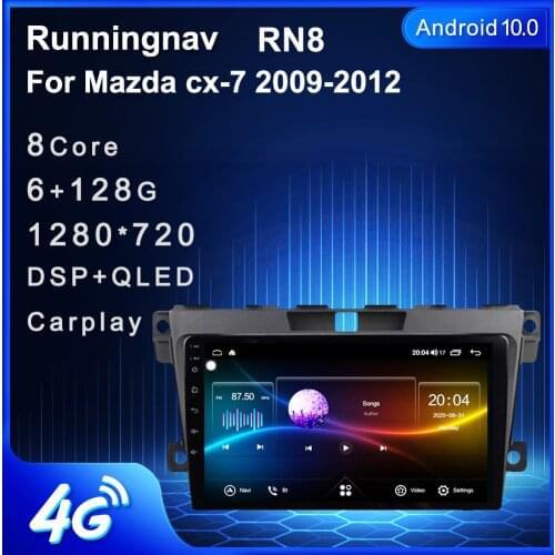 Runningnav For Mazda cx-7 2009-2012 Android Car Radio Multimedia Video Player Navigation GPS
