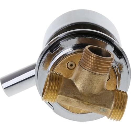 G1/2" Hot & Cold Water Mixing Valve Thermostatic Mixer Two In & One Out Faucet For Shower Room GXMA