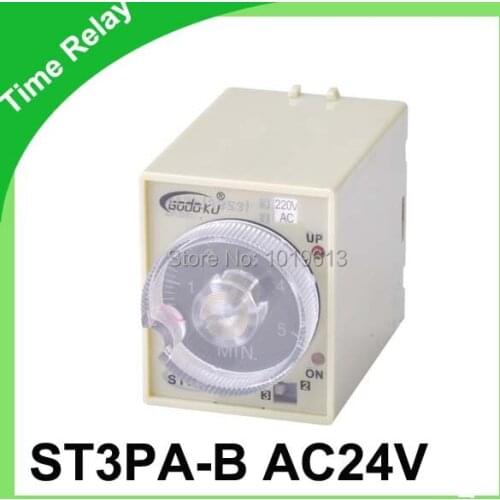 Super time relay Time Delay Relay 24volt ST3PA-B