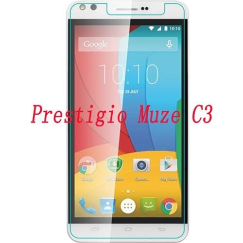 Smartphone Tempered Glass for Prestigio Muze C3 Explosion-proof Protective Film Screen Protector cover phone