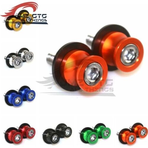 10MM Motorcycle CNC Aluminum Swingarm Spools Slider Stand Screw For Kawasaki ER-4N/NINJA250R/NINJA300R/Z250/Z300 ALL with
