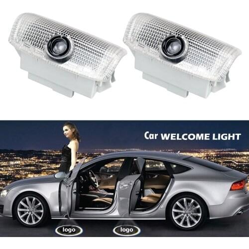 2Pcs Car Door Light Logo Welcome Light Shadow Door Light Accessory For Nissan Teana 2008-2012 For Patrol 2012-2014