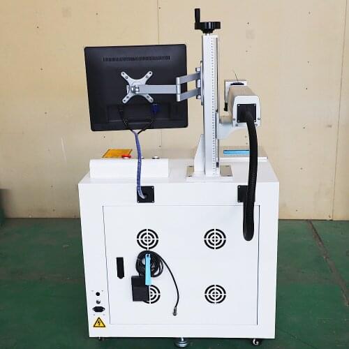 2021 New Raycus Machine For Small Business Paper Cup Fiber Laser Marking Machine 20w 30W 50W Metal Engraving Machine