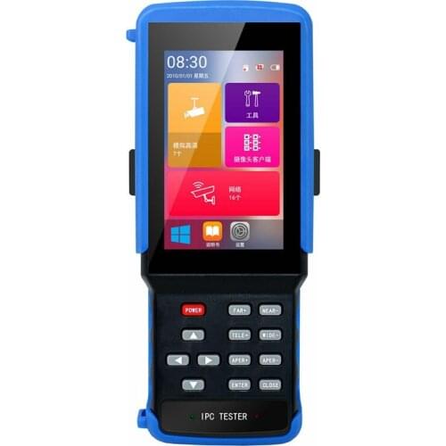 4.3 Inch 5 In 1 HD H.265 4K IP CCTV Tester Monitor AHD CVI TVI Analog CVBS Camera Tester 8MP 5MP RJ45 TDR WIFI ONVIF 12V3A POE