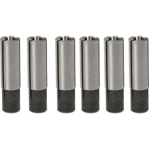 6Pcs 1/4 inch to 1/8 inch Precision Engraving Bit CNC Router Tool Adapter Convert for Engraving Machine ER Collet