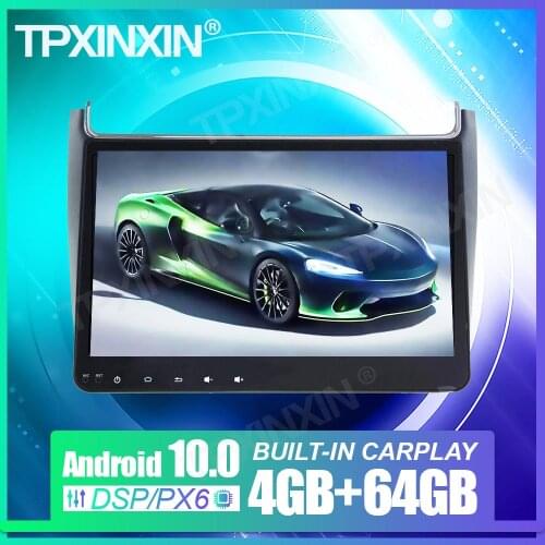 For VW Volkswagen Polo 2015-2016 Android 10.0 4+64G DSP Carplay Auto Radio Car GPS Audio Stereo Navigation Multimedia Headunit