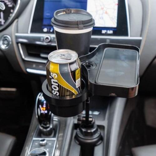 Car Center Console Cup Holder Expander Adapter Organizer Auto Air Vent Clip Drink Support Auto Food Coffee Goods Tray Seat Table
