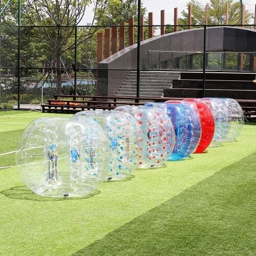 Free Shipping 0.8mm PVC Inflatable Zorb Ball 1.2/1.5/1.7m Bubble Soccer Ball Air Bumper Ball Bubble Football For Adults or Child