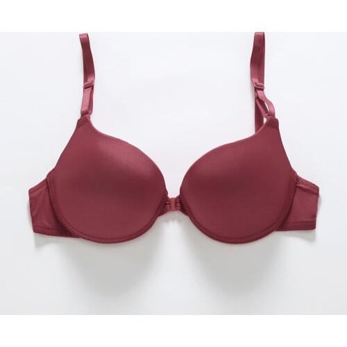 Front Button Lingerie Women Beauty Back Push Up Bra Plus Size Bra Women Wired Top Sexy Backless Bra Comfort Intimates