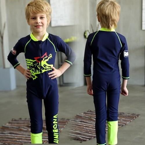Kidss Lycra Dive Skins Full Body Rash Guard Girls Boys UV Protection Long Sleeve One Piece Swimwear for Swimming Snorkeling