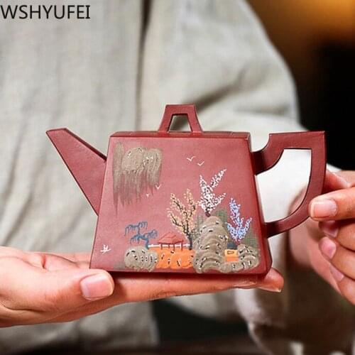 Chinese Yixing tea pot purple clay filter teapots beauty kettle Dahongpao Tea set Customized Authentic Tie Guanyin Puer 240ml