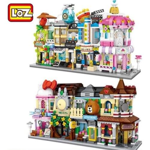 LOZ Mini Blocks Building Blocks Architecture DIY Bricks City Series Mini Street Model Store Shop Assembly Toy Kid Educational