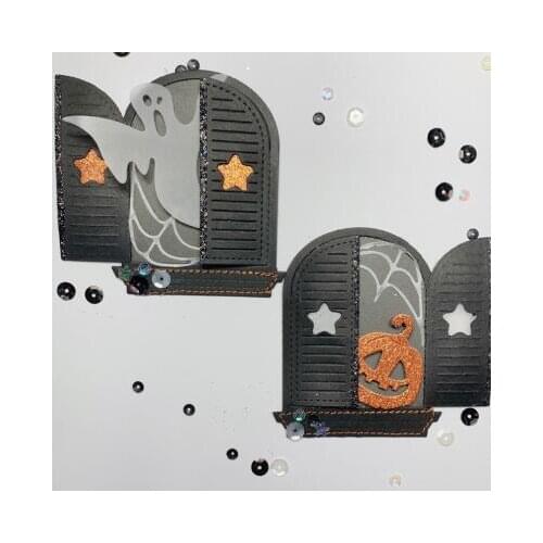 ZFPARTY Slimline Windows Metal Cutting Dies Stencils for DIY Scrapbooking Decorative Embossing DIY Paper Cards