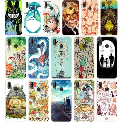 235H Studio Ghibli Ghiblies totoro Soft Silicone Tpu Cover Case for huawei Nova 3 3i p smart