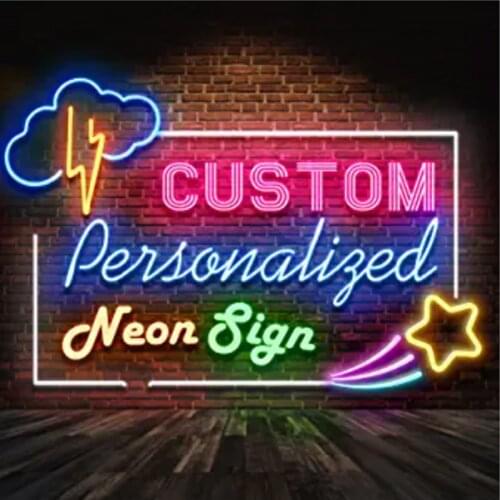 Drop Shipping Custom Neon Led Light Can Personalized Custom Logo Neon Sign For Wedding Party Wall Decor bar Home Décor
