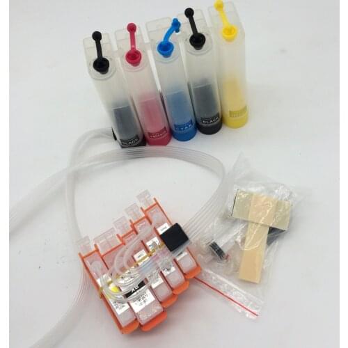 PGI-825BK,CLI-826BK/C/M/Y cis Refill Ink System PIXMA Ip4880 for Canon printer printer parts