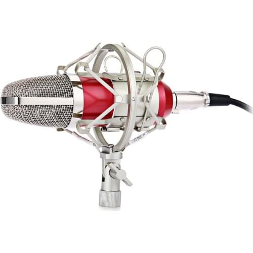 Professional BM-700 Studio Microphone Sound Recording Broadcasting Condenser Microphone Wired Mic KTV Mic+ Shock Mount Anti