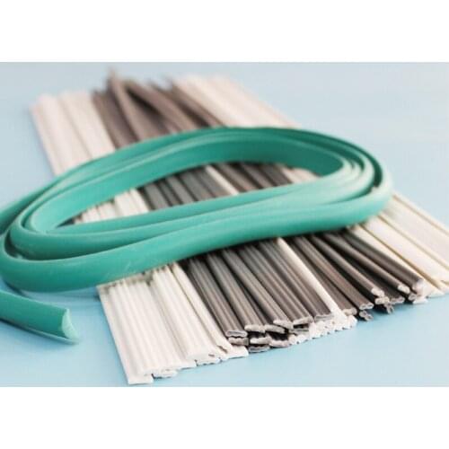 PVC plastic welding rod polyvinyl chloride white grey green soft round triangle car bumper repair tools kit hot air welder gun