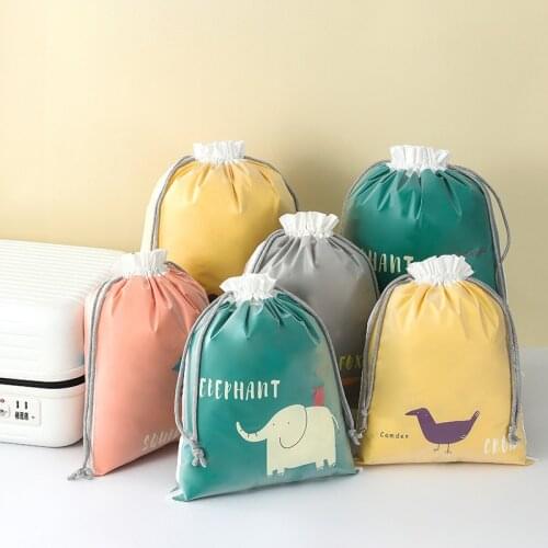 Waterproof Drawstring Double Layer Drawstring Bag Drawstring Travel Buggy Bag Shoes Underwear Underpants Dirty Clothes Storage