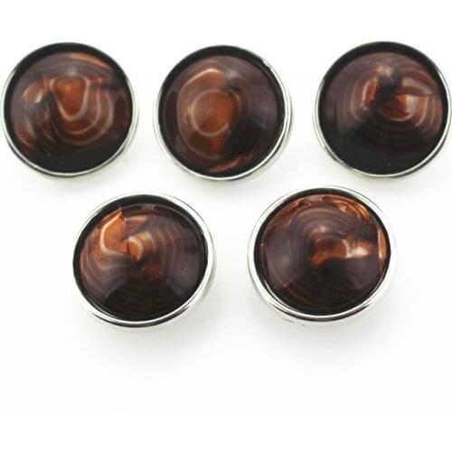 20pcs/lot New Natural Stone Snap Button Fit 18mm Interchangeable Ginger Snap Jewelry DIY Bracelets&Bangles Charms Jewelry