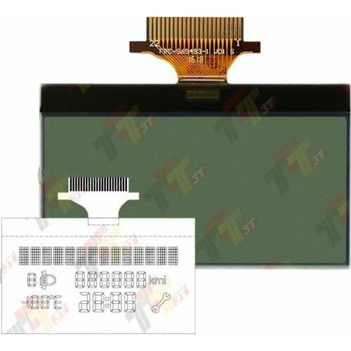 Dashboard LCD Display for Fiat Punto / Grande Punto / Fiorino / Doblo / Qubo Instrument Cluster Pixel Repair
