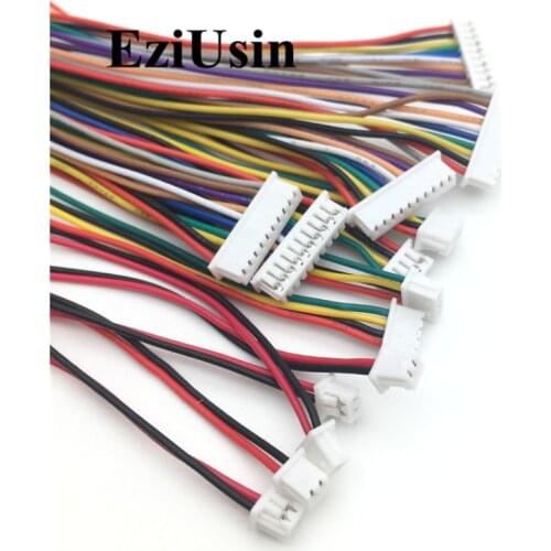 1.25mm Female Connector Terminal Cable 10cm 20cm 30cm 1.25 Connector 2p 3p 4p 6p 8p 10p 12p Single / Double Head