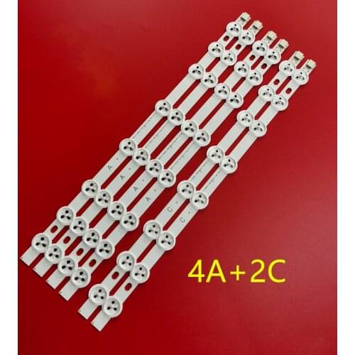 374mm 8 LED Backlight Lamp strip For Hitachi 42" TV Innotek 42FHD-L NDV REV0.2 42HXT12U VES420UNDL-N01 42HXT12U LED42F7275