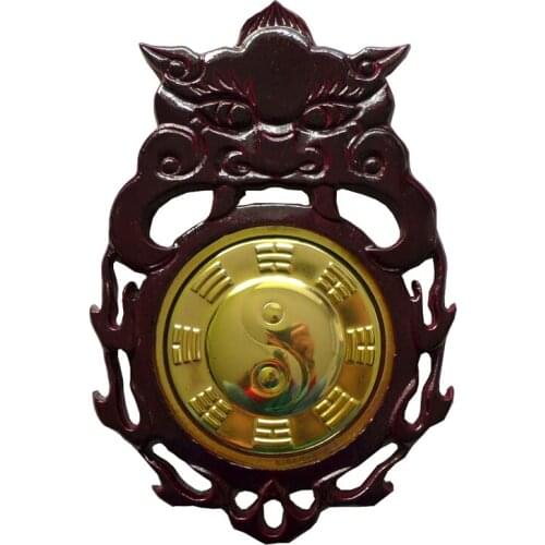 Long Yi Bagua mirror Shoutou peach peach wood solution with 2060088 bathroom feng shui