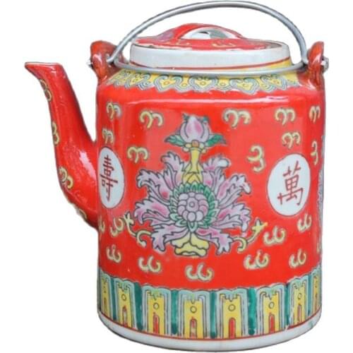 Jingdezhen porcelain pot, pastel, tea pot, tea set, wine set, etc