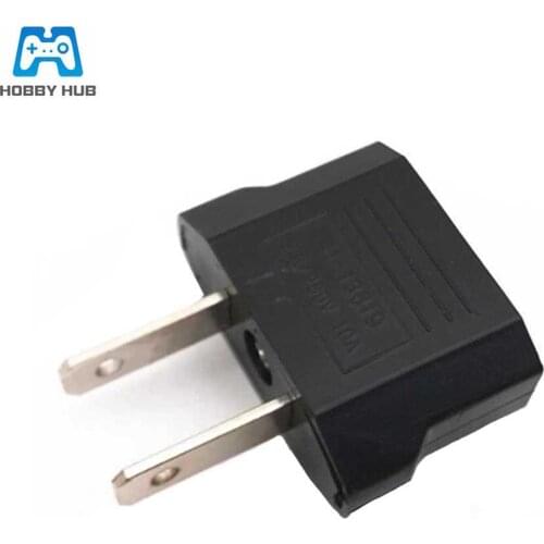 Hobby Hub 1pcs European to American Outlet Plug Adapter EU Plug to US Plug Adapter Wholesale