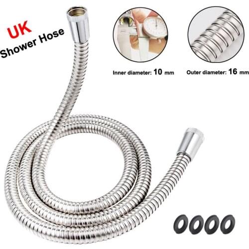 The UK market for large diameter PVC electroplating metal shower hose xiamen 304 stainless steel double buckle hose