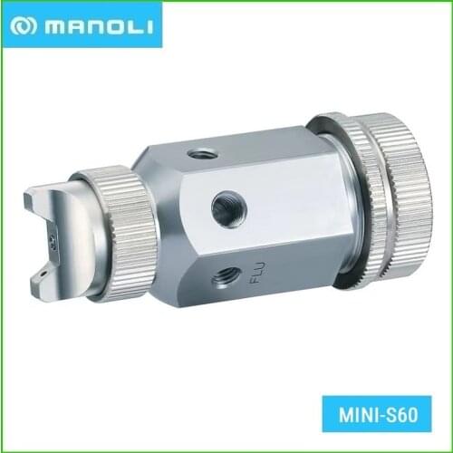 MANOLI MINI-S60 Low Air Pressure Stainless Steel Automatic Spray Gun,Pneumatic Tool, High Precision Mini Spray Guns
