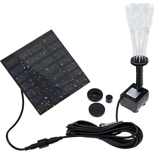 Mini Solar Fountain Solar Powered Water Feature Plants Pump Fountain Garden Decoration Pool Pond Aquarium Waterfall Bird Bath